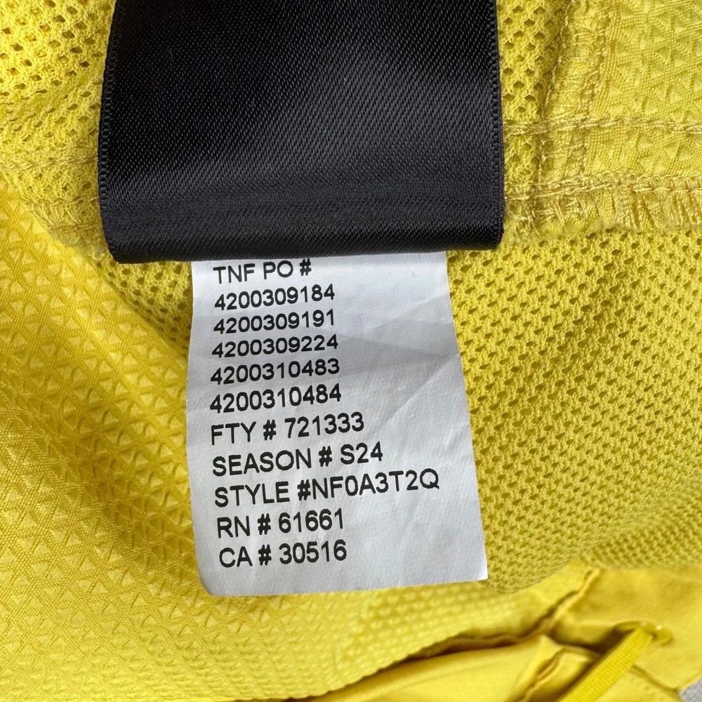 The North Face Mens Rolling Sun Yellow Shorts Stretch Outdoor Activewear Size 32